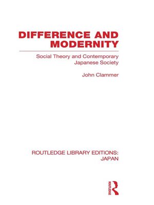 cover image of Difference and Modernity